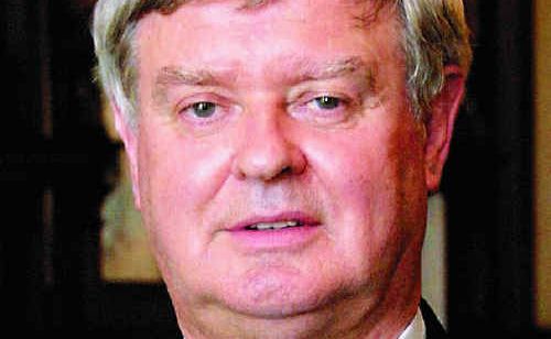 Bishop Brian Finnigan, replacement for Bishop William Morris. Bishop Brian Finnigan, replacement for Bishop William Morris.